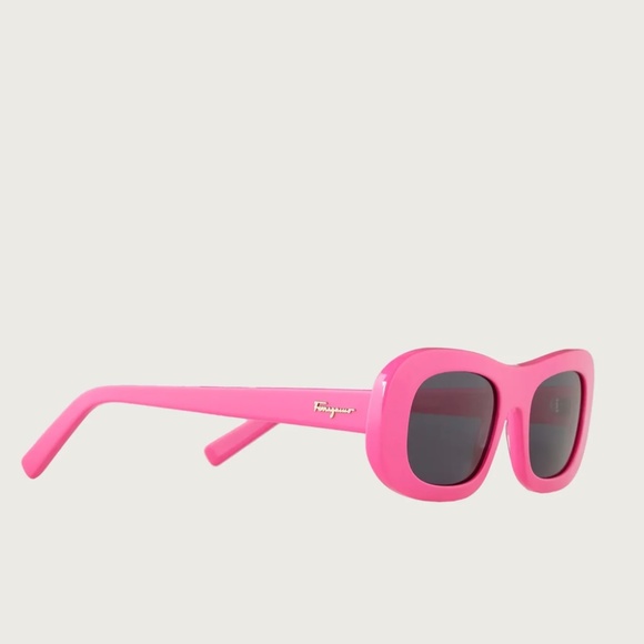 Salvatore Ferragamo - PINK ACETATE SUNGLASSES